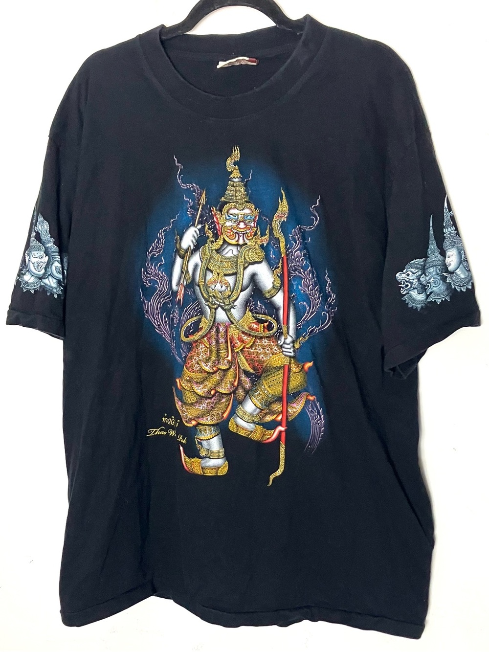 Vintage Rock Eagle Thai Epic Graphic Tee Shirt Single Stitch Double Sided XXL